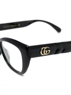Gucci Eyewear 001 BLACK Lunettes De Vue à Monture Papillon Femme -Gucci Eyewear Soldes 2022 15958845 29684340 600
