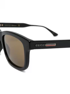 Gucci Eyewear Lunettes De Soleil à Monture Carrée Homme -Gucci Eyewear Soldes 2022 15961358 29680284 600