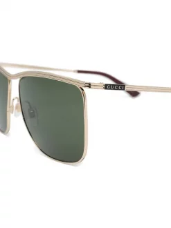 Gucci Eyewear Lunettes De Soleil à Monture Carrée Homme -Gucci Eyewear Soldes 2022 15961360 29683295 600