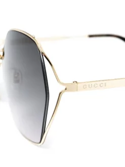 Gucci Eyewear Lunettes De Soleil à Monture Ovale Femme -Gucci Eyewear Soldes 2022 15964151 29715803 600