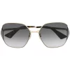 Gucci Eyewear Lunettes De Soleil à Monture Ovale Femme