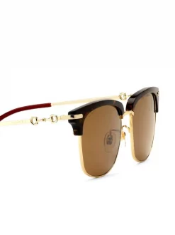 Gucci Eyewear Lunettes De Soleil à Monture Carrée Homme -Gucci Eyewear Soldes 2022 16221718 30847933 600