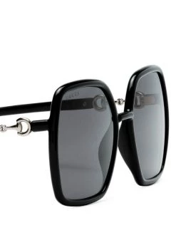 Gucci Eyewear Lunettes De Soleil à Monture Carrée 1012 BLACK -Gucci Eyewear Soldes 2022 16240194 30955560 600