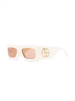 Gucci Eyewear Lunettes De Soleil à Logo Femme -Gucci Eyewear Soldes 2022 16262681 33176218 600