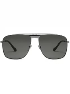 Gucci Eyewear Lunettes De Soleil à Monture Aviateur Homme