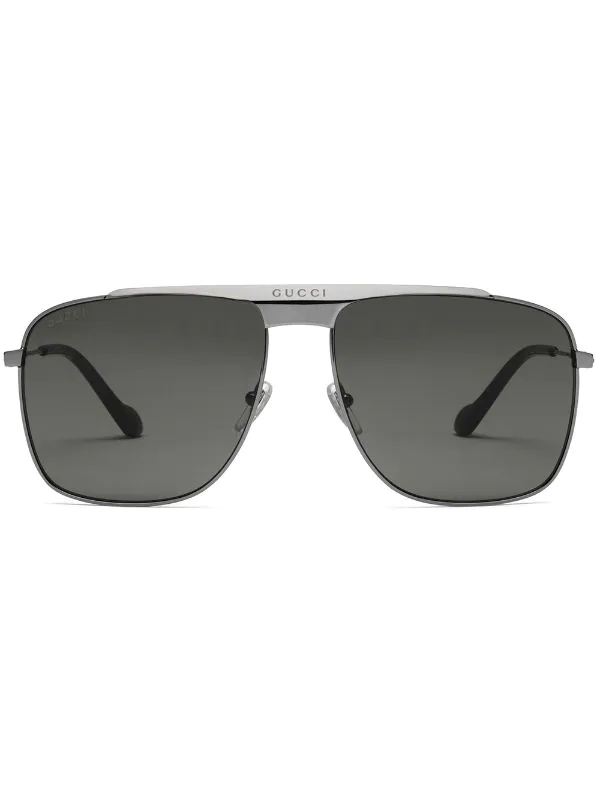 Gucci Eyewear Lunettes De Soleil à Monture Aviateur Homme 1 Gucci Eyewear Lunettes De Soleil à Monture Aviateur Homme