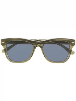 Gucci Eyewear Lunettes De Soleil Tintées à Monture Carrée 002 GREEN