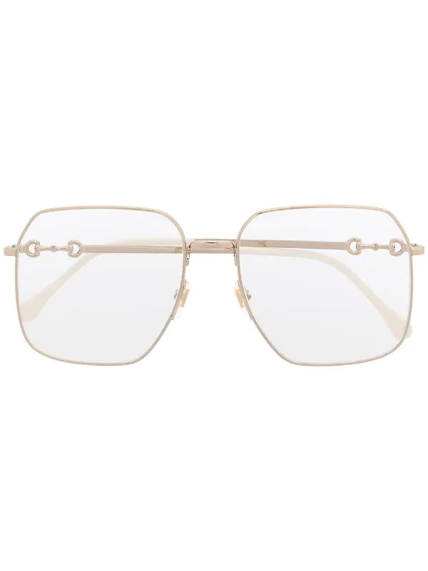 Gucci Eyewear 001 GOLD Lunettes De Vue Oversize à Monture Carrée Homme 1 Gucci Eyewear 001 GOLD Lunettes De Vue Oversize à Monture Carrée Homme