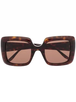 Gucci Eyewear Lunettes De Soleil GG à Monture Carrée Femme