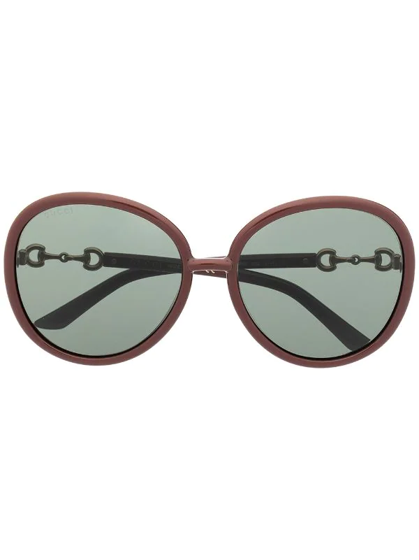 Gucci Eyewear 002 Lunettes De Soleil Horsebit Jackie-O Femme 1 Gucci Eyewear 002 Lunettes De Soleil Horsebit Jackie-O Femme