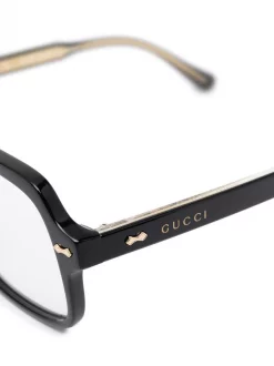 Gucci Eyewear 001 BLACK Lunettes De Vue à Monture Carrée Homme 5 Gucci Eyewear 001 BLACK Lunettes De Vue à Monture Carrée Homme -Gucci Eyewear Soldes 2022 16331039 31309410 600