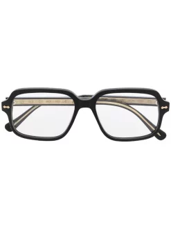 Gucci Eyewear 001 BLACK Lunettes De Vue à Monture Carrée Homme