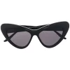 Gucci Eyewear 001 BLACK GREY Lunettes De Soleil à Monture Papillon Femme