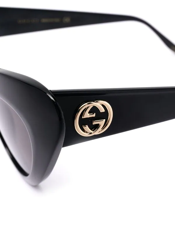 Gucci Eyewear 001 BLACK GREY Lunettes De Soleil à Monture Papillon Femme 3 Gucci Eyewear 001 BLACK GREY Lunettes De Soleil à Monture Papillon Femme – Image 3