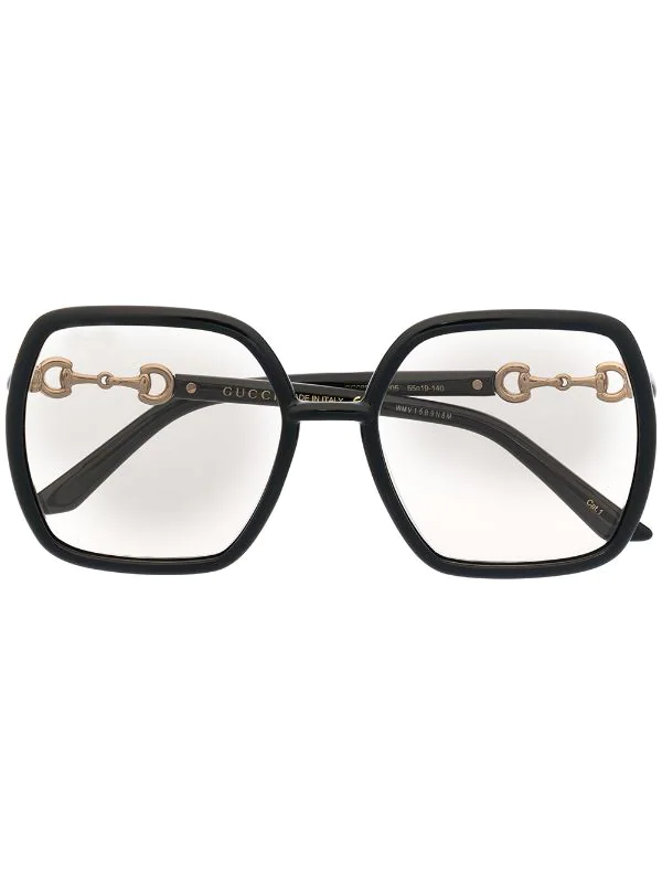 Gucci Eyewear Lunettes De Soleil à Monture Ronde 005 BLACK BLACK YELLOW 1 Gucci Eyewear Lunettes De Soleil à Monture Ronde 005 BLACK BLACK YELLOW
