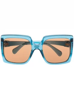 Gucci Eyewear Lunettes De Soleil à Monture Oversize Femme