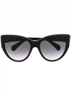 Gucci Eyewear Lunettes De Soleil à Monture Papillon 001 BLACK