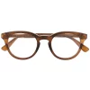 Gucci Eyewear 002 BROWN Lunettes De Vue à Monture Pantos Femme