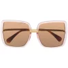 Gucci Eyewear Lunettes De Soleil à Monture Carrée Femme