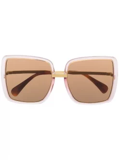 Gucci Eyewear Lunettes De Soleil à Monture Carrée Femme