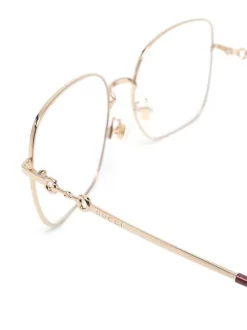 Gucci Eyewear Lunettes De Vue Horsebit à Monture Carrée Femme -Gucci Eyewear Soldes 2022 16467788 32382792 600