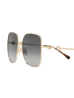 Gucci Eyewear Lunettes De Soleil à Mors Métallique 2300L1 GOLD -Gucci Eyewear Soldes 2022 16513532 34014854 600