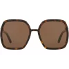 Gucci Eyewear 4402D1 TORTOISE Lunettes De Soleil à Monture Oversize Femme