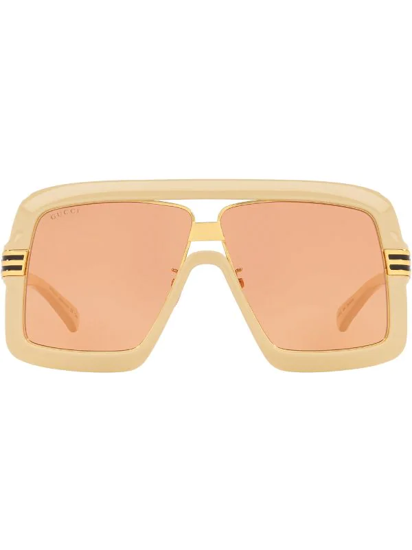 Gucci Eyewear Lunettes De Soleil GG0900S à Monture Oversize Homme 1 Gucci Eyewear Lunettes De Soleil GG0900S à Monture Oversize Homme