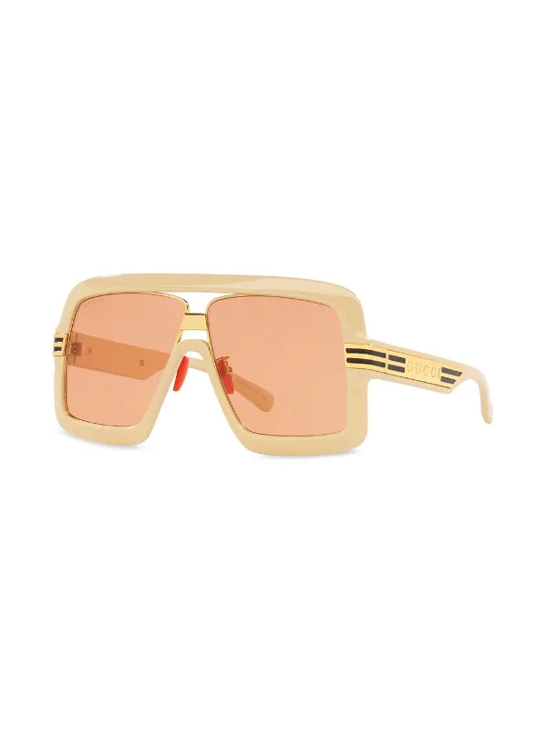 Gucci Eyewear Lunettes De Soleil GG0900S à Monture Oversize Homme 2 Gucci Eyewear Lunettes De Soleil GG0900S à Monture Oversize Homme – Image 2