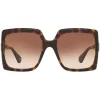 Gucci Eyewear Lunettes De Soleil à Monture Carrée Oversize Femme