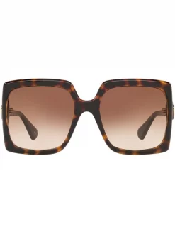 Gucci Eyewear Lunettes De Soleil à Monture Carrée Oversize Femme