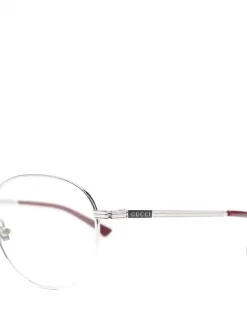 Gucci Eyewear Lunettes De Vue à Monture Ronde Homme -Gucci Eyewear Soldes 2022 16579017 32394366 600