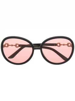Gucci Eyewear Lunettes De Soleil Horebit Jackie-O 003 BLACK
