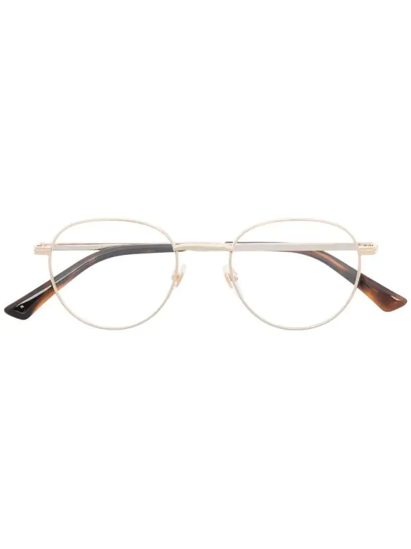 Gucci Eyewear Lunettes De Vue à Monture Ronde 1 GOLD 1 Gucci Eyewear Lunettes De Vue à Monture Ronde 1 GOLD