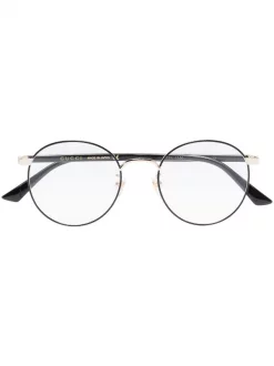 Gucci Eyewear Lunettes De Vue à Monture Ovale Homme