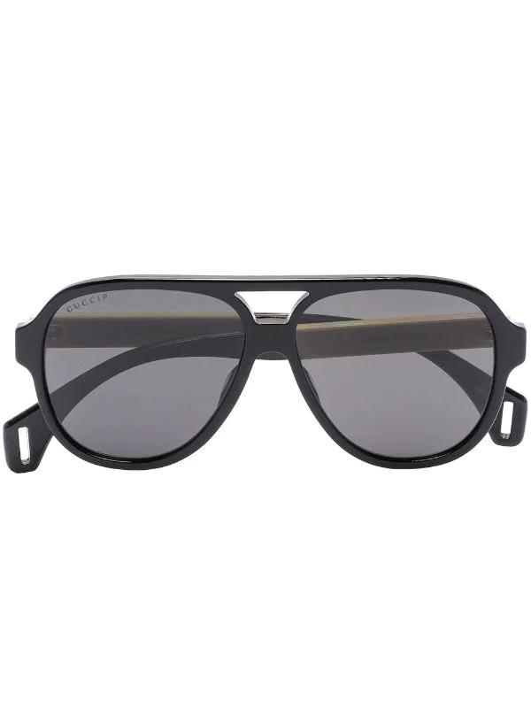 Gucci Eyewear Lunettes De Soleil à Monture Aviateur Homme 1 Gucci Eyewear Lunettes De Soleil à Monture Aviateur Homme