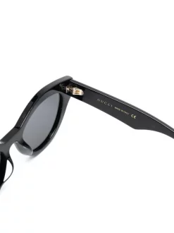 Gucci Eyewear 002 BLACK Lunettes De Soleil à Monture Papillon Femme -Gucci Eyewear Soldes 2022 16735214 32942073 600