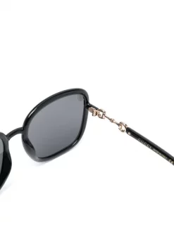 Gucci Eyewear 1 BLACK Lunettes De Soleil à Monture Carrée Femme -Gucci Eyewear Soldes 2022 16735218 32942115 600