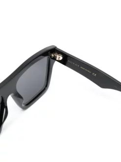 Gucci Eyewear Lunettes De Soleil Tintées à Monture Carrée 2 BLACK -Gucci Eyewear Soldes 2022 16735229 32941220 600