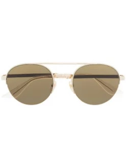 Gucci Eyewear Lunettes De Soleil Ă Monture Ronde Homme