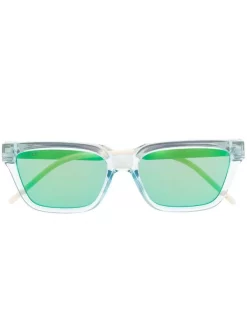 Gucci Eyewear Lunettes De Soleil à Monture Rectangulaire 003 BLUE/ MULTICOLOR