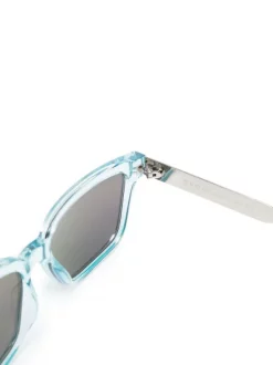 Gucci Eyewear Lunettes De Soleil à Monture Rectangulaire 003 BLUE/ MULTICOLOR -Gucci Eyewear Soldes 2022 16735234 32941031 600