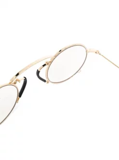 Gucci Eyewear Lunettes De Vue à Monture Ronde 1 GOLD -Gucci Eyewear Soldes 2022 16736054 32940393 600