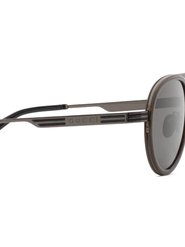 Gucci Eyewear Lunettes De Soleil à Monture Aviateur Undefined 3 Gucci Eyewear Lunettes De Soleil à Monture Aviateur Undefined – Image 3