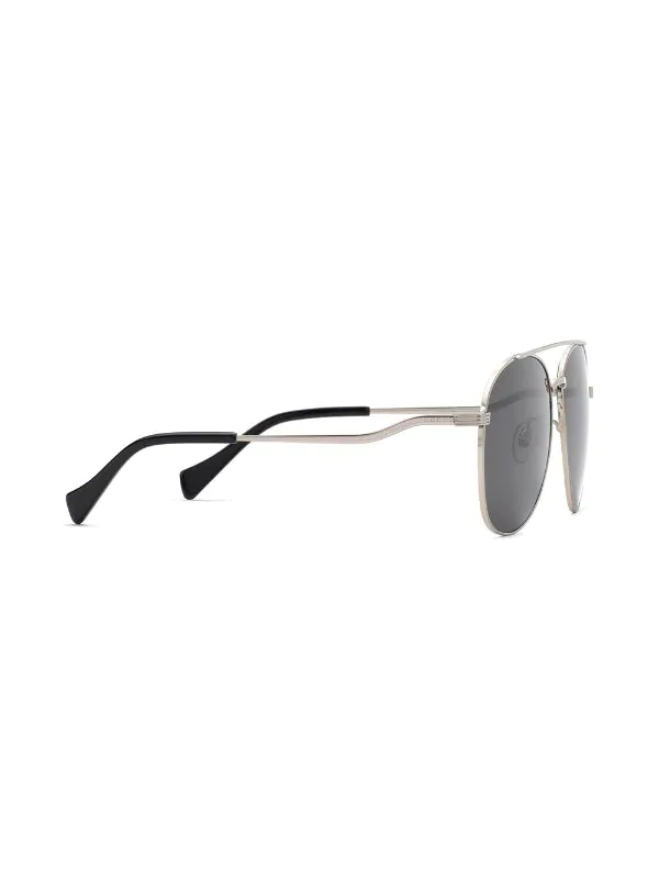 Gucci Eyewear Lunettes De Soleil à Logo Gravé 8112 -SILVER GREY 2 Gucci Eyewear Lunettes De Soleil à Logo Gravé 8112 -SILVER GREY – Image 2