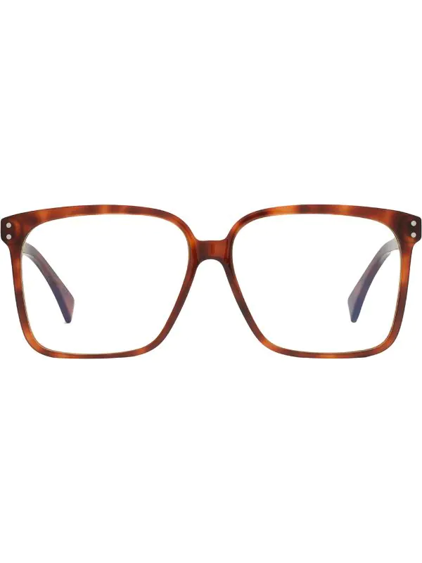 Gucci Eyewear Lunettes De Vue à Monture Carrée 2374 BROWN 1 Gucci Eyewear Lunettes De Vue à Monture Carrée 2374 BROWN