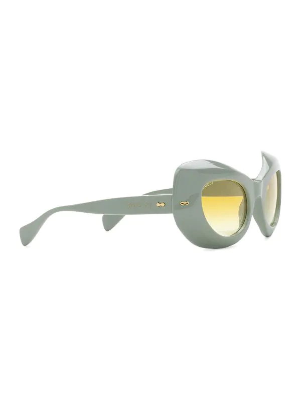 Gucci Eyewear Lunettes De Soleil à Monture Ovale 3972 Green 2 Gucci Eyewear Lunettes De Soleil à Monture Ovale 3972 Green – Image 2