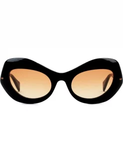 Gucci Eyewear Lunettes De Soleil à Monture Ovale Femme