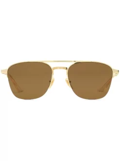 Gucci Eyewear Lunettes De Soleil à Monture Aviateur Homme