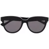 Gucci Eyewear 002 BLACK Lunettes De Soleil à Monture Papillon Femme